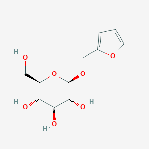 molecular formula C11H16O7 B170577 2-Furanylmethyl beta-D-glucopyranoside CAS No. 141360-95-4