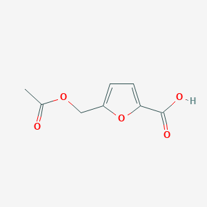 molecular formula C8H8O5 B017060 5-Acetoxymethyl-2-furancarboxylic acid CAS No. 90345-66-7