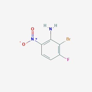 molecular formula C6H4BrFN2O2 B170609 2-Bromo-3-fluoro-6-nitroaniline CAS No. 1218764-80-7