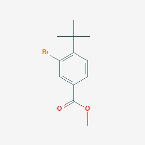 molecular formula C12H15BrO2 B170614 Methyl 3-bromo-4-tert-butylbenzoate CAS No. 14034-08-3