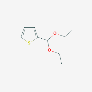 molecular formula C9H14O2S B170617 2-(Diethoxymethyl)thiophene CAS No. 13959-97-2