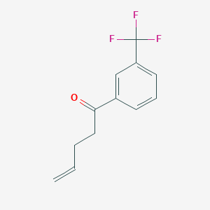 1-[3-(Trifluoromethyl)phenyl]pent-4-en-1-one