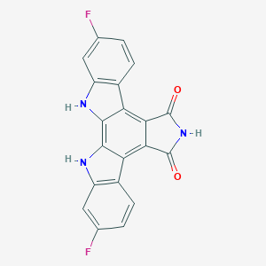 12,13-Dihydro-2,10-difluoro-5H-Indolo[2,3-a]pyrrolo[3,4-c]carbazole-5,7(6H)-dione