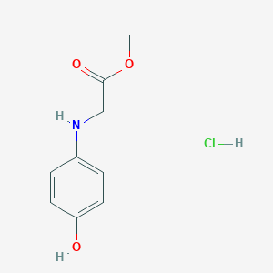 Methyl 2-((4-hydroxyphenyl)amino)acetate hydrochloride