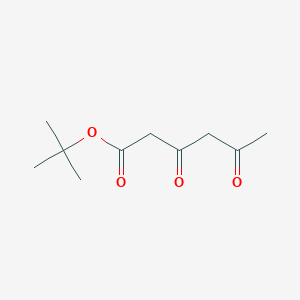 molecular formula C10H16O4 B170668 Tert-butyl 3,5-dioxohexanoate CAS No. 116967-26-1