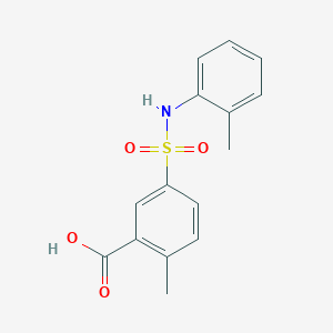 2-methyl-5-[(2-methylphenyl)sulfamoyl]benzoic Acid