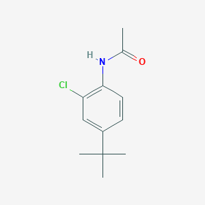 molecular formula C12H16ClNO B170724 N-(4-(tert-Butyl)-2-chlorophenyl)acetamide CAS No. 100141-30-8