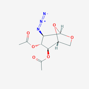 [(1R,2S,3R,4R,5R)-3-acetyloxy-4-azido-6,8-dioxabicyclo[3.2.1]octan-2-yl] acetate