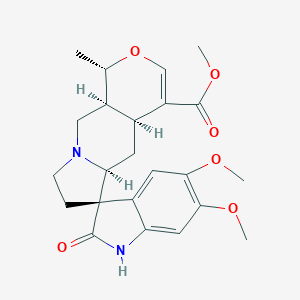 molecular formula C23H28N2O6 B170766 7-Isocarapanaubine 
