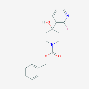 B170786 Benzyl 4-(2-fluoropyridin-3-yl)-4-hydroxypiperidine-1-carboxylate CAS No. 161610-13-5