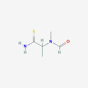 N-(1-amino-1-sulfanylidenepropan-2-yl)-N-methylformamide