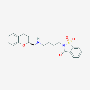 molecular formula C21H24N2O4S B170810 Repinotan CAS No. 144980-29-0