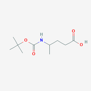 molecular formula C10H19NO4 B170839 N-Boc-4-aminopentanoic Acid CAS No. 172833-22-6