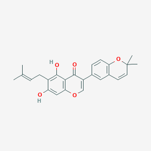 molecular formula C25H24O5 B170849 Isochandalone CAS No. 121747-90-8