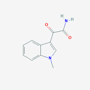 molecular formula C11H10N2O2 B170855 2-(1-Methyl-1H-indol-3-yl)-2-oxoacetamide CAS No. 16382-39-1