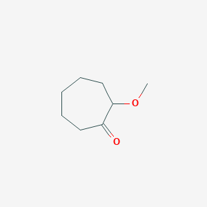 molecular formula C8H14O2 B170884 2-Methoxycycloheptanone CAS No. 155200-44-5