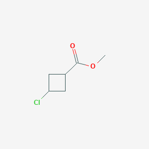 molecular formula C6H9ClO2 B170885 Methyl 3-chlorocyclobutanecarboxylate CAS No. 15963-46-9