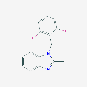 B170889 1-((2,6-Difluorophenyl)methyl)-2-methylbenzimidazole CAS No. 199594-68-8