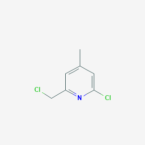2-Chloro-6-(chloromethyl)-4-methylpyridine
