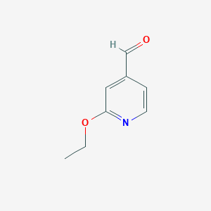 molecular formula C8H9NO2 B170904 2-Ethoxypyridine-4-carboxaldehyde CAS No. 1211587-25-5