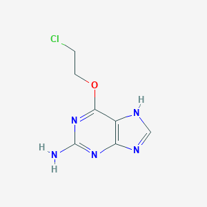 molecular formula C7H8ClN5O B017091 O(6)-(2-Chloroethyl)guanine CAS No. 100217-09-2