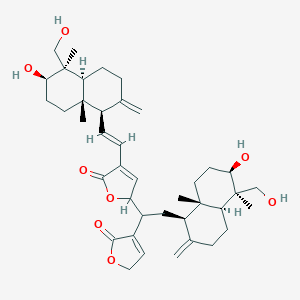 molecular formula C40H56O8 B170910 Bisandrographolide A CAS No. 160498-00-0