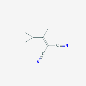 molecular formula C8H8N2 B170926 2-(1-Cyclopropylethylidene)malononitrile CAS No. 17407-30-6