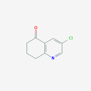molecular formula C9H8ClNO B170928 3-Chloro-7,8-dihydroquinolin-5(6H)-one CAS No. 127724-75-8