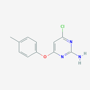 4-Chloro-6-(4-methylphenoxy)pyrimidin-2-amine