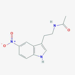 molecular formula C12H13N3O3 B017095 5-Nitro-N-acetyltryptamine CAS No. 96735-08-9