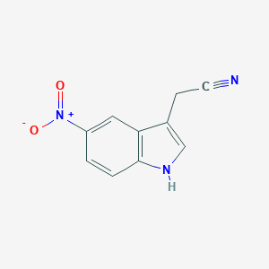 molecular formula C10H7N3O2 B017096 2-(5-nitro-1H-indol-3-yl)acetonitrile CAS No. 6952-13-2