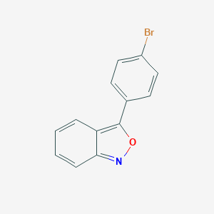 molecular formula C13H8BrNO B170960 3-(4-Bromophenyl)benzo[c]isoxazole CAS No. 1140-36-9