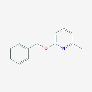 molecular formula C13H13NO B170965 2-Methyl-6-phenylmethoxypyridine CAS No. 107622-87-7