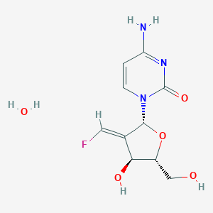 molecular formula C10H12FN3O4 B170994 Tezacitabine CAS No. 171176-43-5