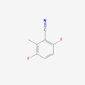 molecular formula C8H5F2N B171031 3,6-Difluoro-2-methylbenzonitrile CAS No. 198633-77-1