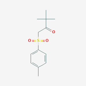 molecular formula C13H18O3S B171048 3,3-Dimethyl-1-tosylbutan-2-one CAS No. 101268-22-8