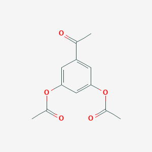 molecular formula C12H12O5 B017105 3',5'-二乙酰氧基苯乙酮 CAS No. 35086-59-0