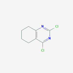 molecular formula C8H8Cl2N2 B171052 2,4-Dichloro-5,6,7,8-tetrahydroquinazoline CAS No. 1127-85-1
