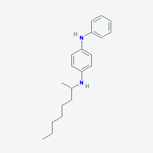 molecular formula C20H28N2 B171053 4-(2-Octylamino)diphenylamine CAS No. 15233-47-3