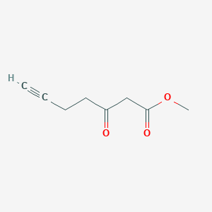 molecular formula C8H10O3 B171054 Methyl 3-oxohept-6-ynoate CAS No. 100330-50-5