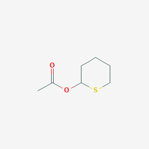 molecular formula C7H12O2S B017107 硫杂环-2-基乙酸酯 CAS No. 14711-62-7