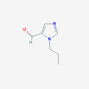 molecular formula C7H10N2O B171091 1-propyl-1H-imidazole-5-carbaldehyde CAS No. 199192-25-1
