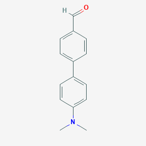 molecular formula C15H15NO B171118 4-[4-(Dimethylamino)phenyl]benzaldehyde CAS No. 173991-06-5