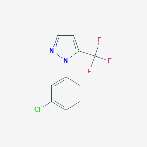 1-(3-chlorophenyl)-5-(trifluoromethyl)-1H-pyrazole