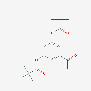 molecular formula C18H24O5 B017114 3',5'-Dipivaloxyacetophenone CAS No. 406919-44-6