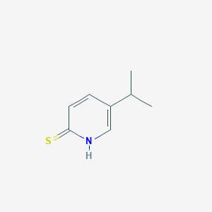 molecular formula C8H11NS B171159 5-Propan-2-yl-1H-pyridine-2-thione CAS No. 197448-76-3