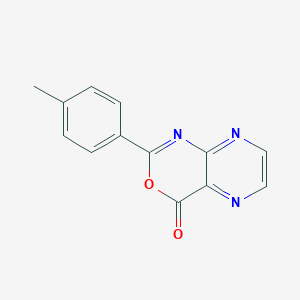 molecular formula C13H9N3O2 B171161 2-(4-Methylphenyl)-4H-pyrazino[2,3-d][1,3]oxazin-4-one CAS No. 155513-81-8