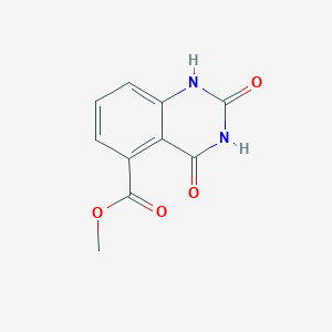 molecular formula C10H8N2O4 B171196 Methyl 2,4-dioxo-1,2,3,4-tetrahydro-5-quinazolinecarboxylate CAS No. 127801-84-7