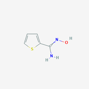 molecular formula C5H6N2OS B171198 Thiophene-2-amidoxime CAS No. 108443-93-2