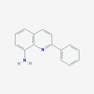 molecular formula C15H12N2 B171199 2-Phenylquinolin-8-amine CAS No. 116529-78-3